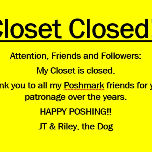 ATTENTION, PLEASE! ALL MY ITEMS ARE GONE. MY CLOSET IS EMPTY. - Picture 1 of 1